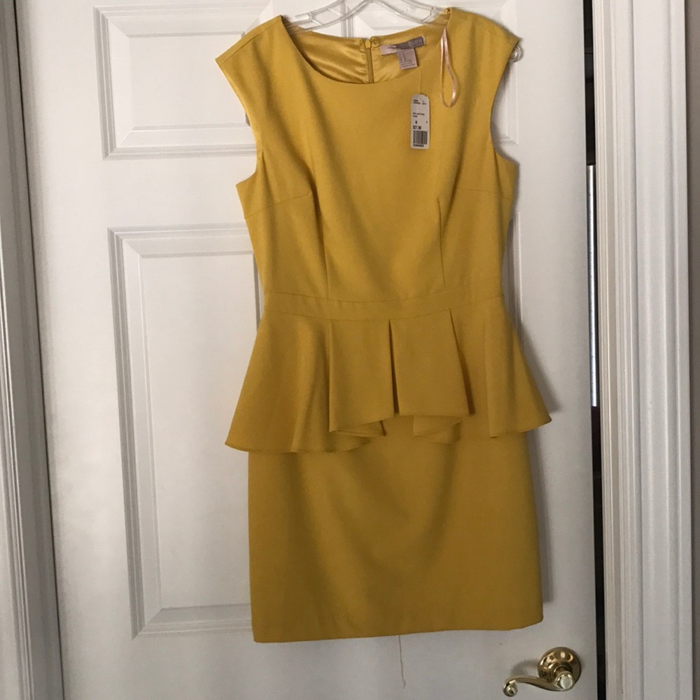 Mustard dress